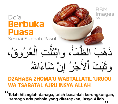 Derajat Hadits Doa Berbuka  “Dzahabazh Zhama’u…”