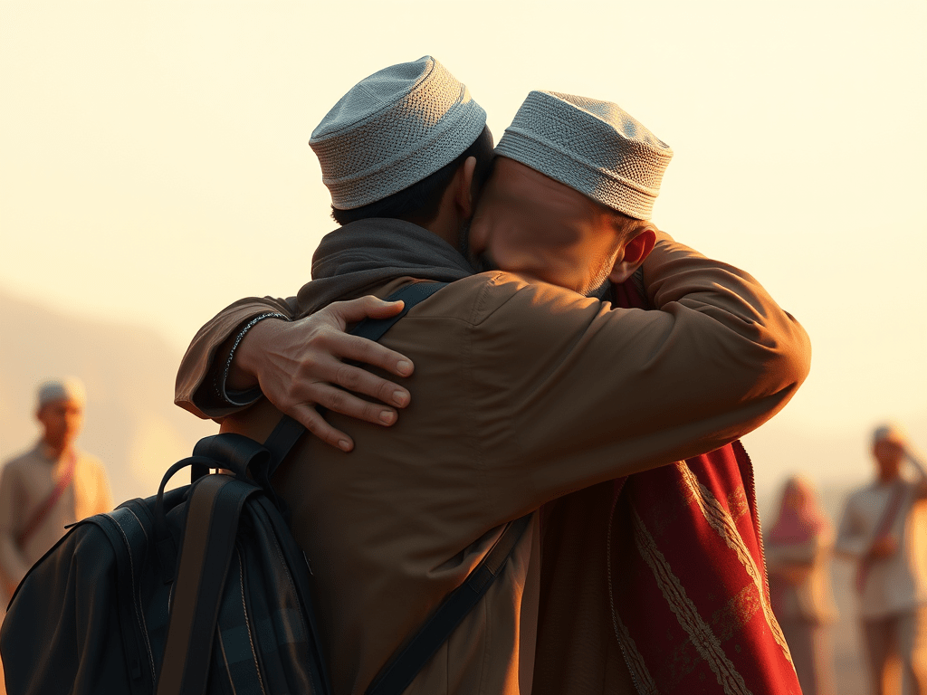 Kapan Melakukan Sunnah Mu’anaqah&nbsp;(Berpelukan)?