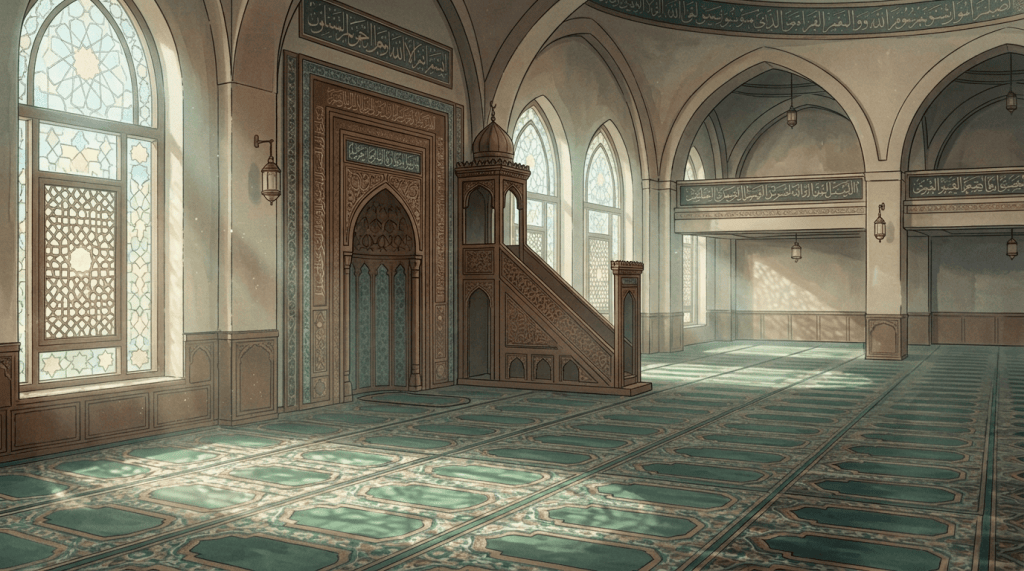 Hukum Shalat Bersendirian Di&nbsp;Shaf